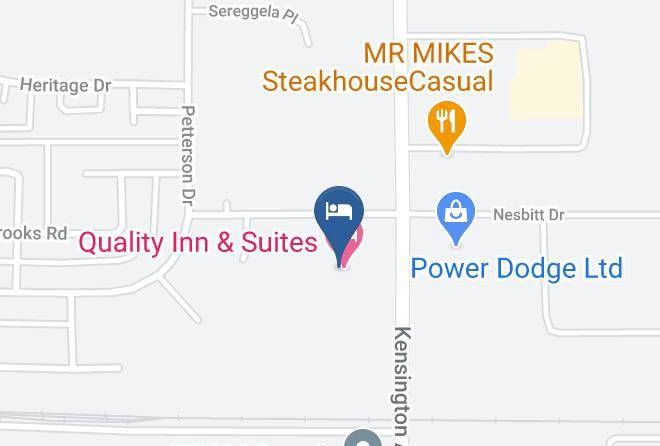Division 1 - Quality Inn And Suites Estevan Maps