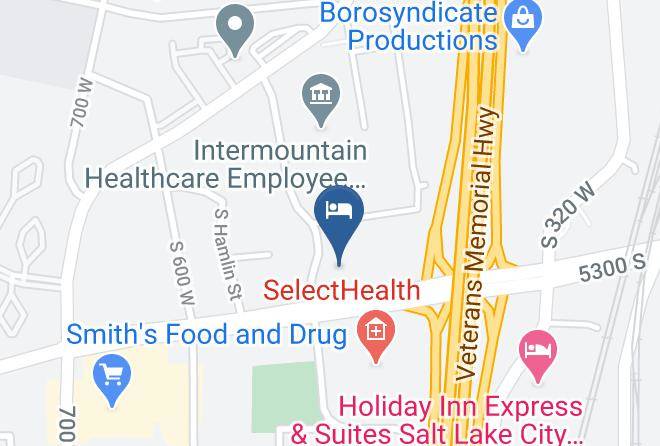 Quality Inn & Suites Murray Salt Lake City South Map