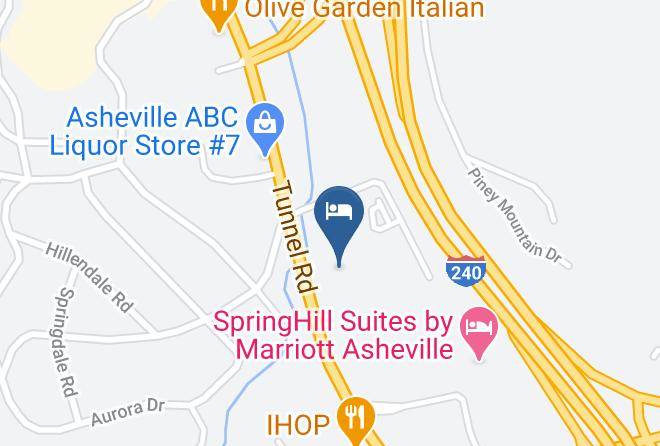 Buncombe - Quality Inn Asheville Downtown Tunnel Rd Maps