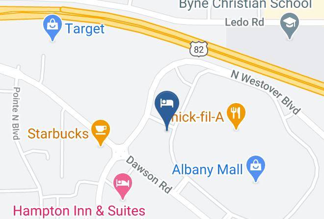 Dougherty - Quality Inn At Albany Mall Maps