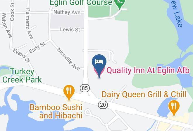 Quality Inn At Eglin Afb Map