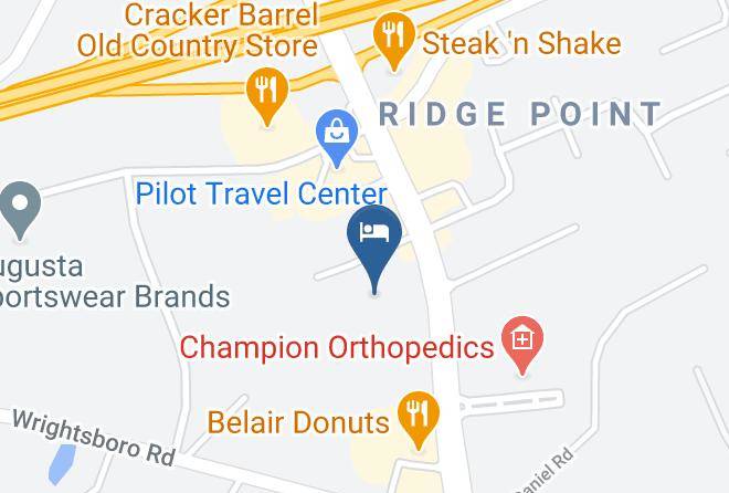 Columbia - Quality Inn At Fort Gordon Maps