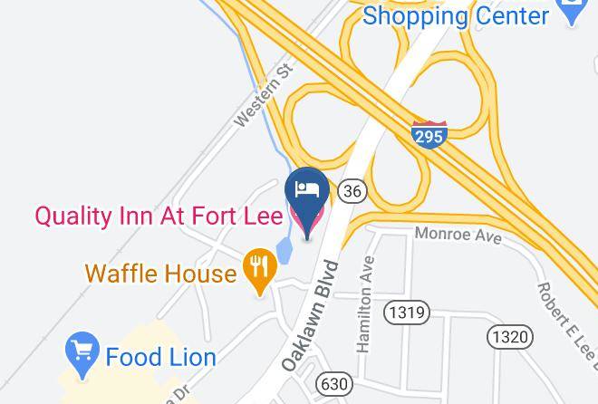 Hopewell City - Quality Inn At Fort Lee Maps