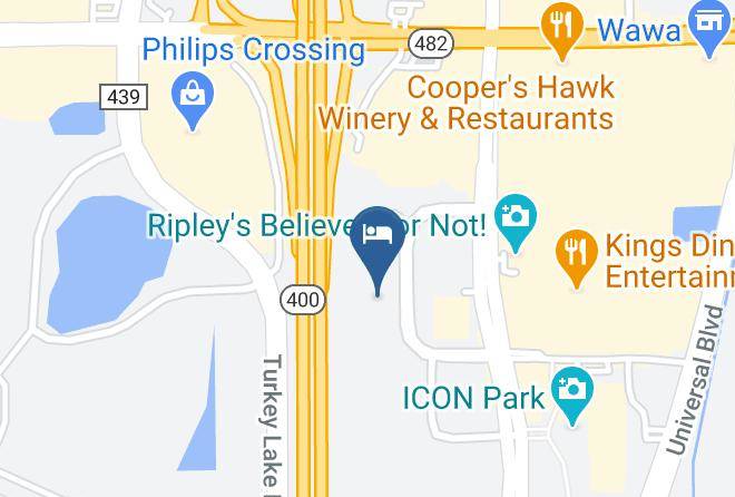 Orange - Quality Inn At International Drive Maps
