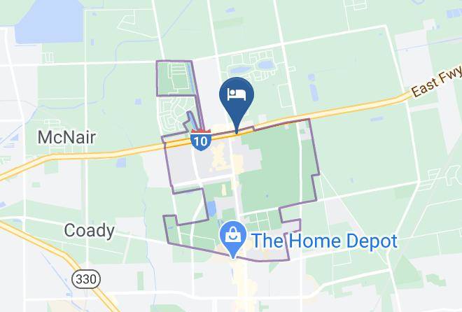 Harris - Quality Inn Baytown Houston East Maps