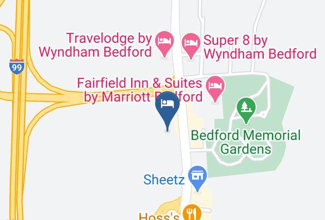 Bedford - Quality Inn Bedford Maps