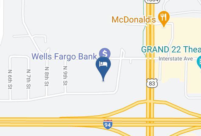 Burleigh - Quality Inn Bismarck Maps
