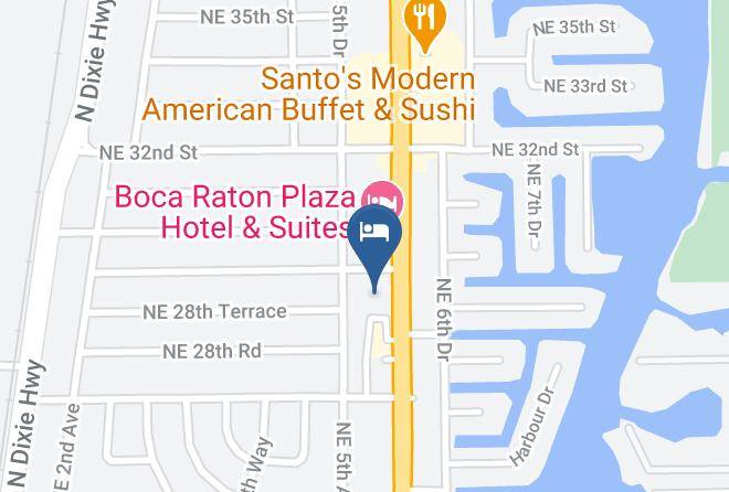 Palm Beach - Quality Inn Boca Raton University Area Maps
