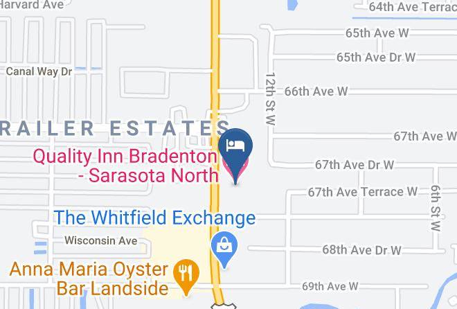 Manatee - Quality Inn Bradenton Sarasota North Maps