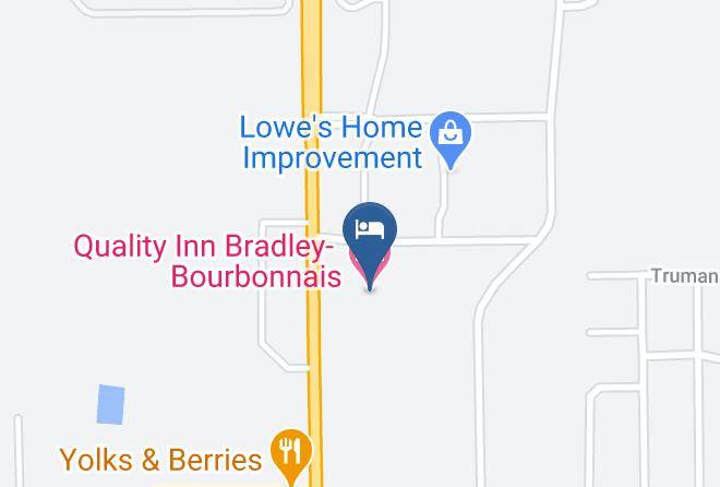 Kankakee - Quality Inn Bradley Bourbonnais Maps