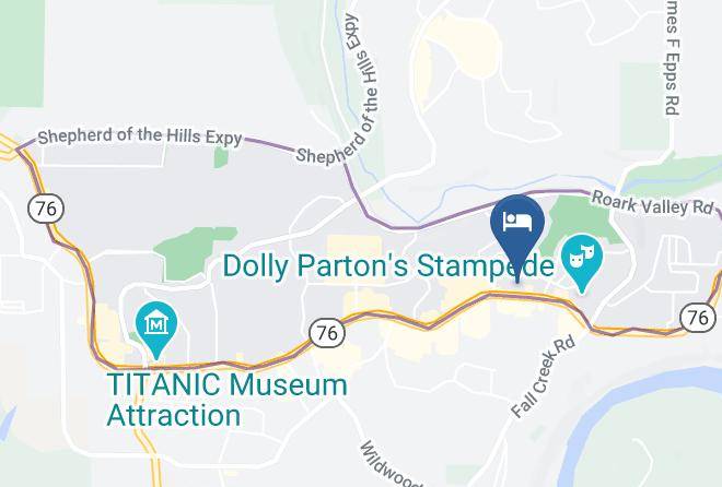 Quality Inn Branson Hwy 76 Central Map