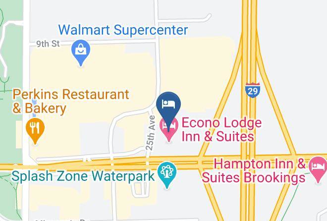 Brookings - Econo Lodge Inn & Suites Brookings Maps