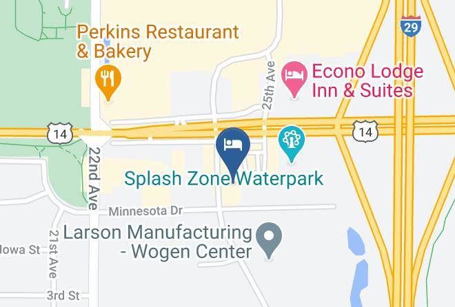 Brookings - Quality Inn Brookings University Maps