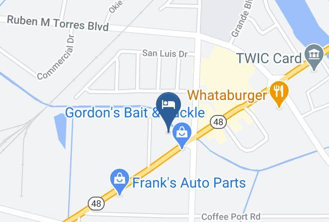 Cameron - Quality Inn Brownsville Airport Maps