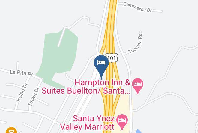 Santa Barbara - Quality Inn Buellton Solvang Maps