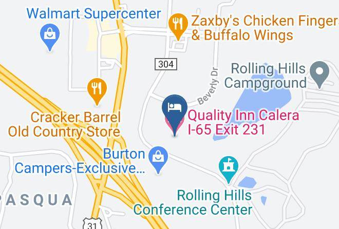 Shelby - Quality Inn Calera I 65 Exit 231 Maps
