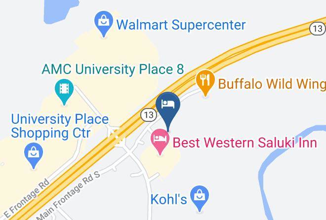 Jackson - Quality Inn Carbondale University Area Maps