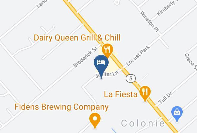 Albany - Quality Inn Central Albany Maps