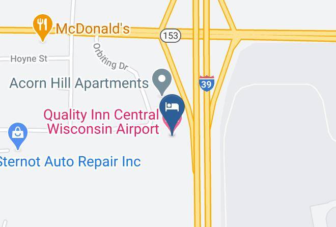 Marathon - Quality Inn Central Wisconsin Airport Maps