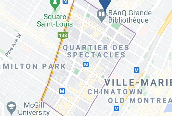 Montreal - Quality Inn Centre Ville Montreal Maps