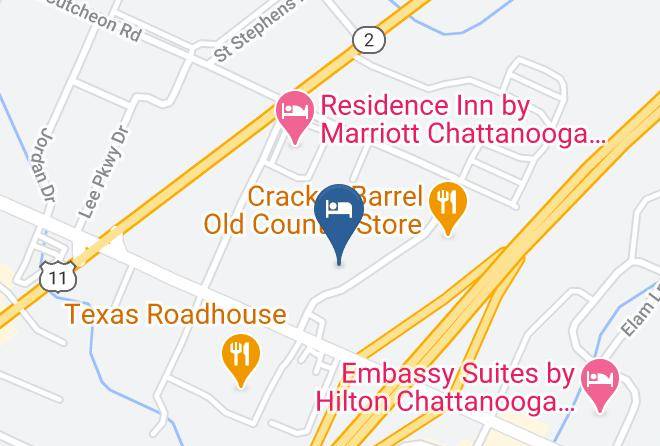 Comfort Inn & Suites Hamilton Place Map