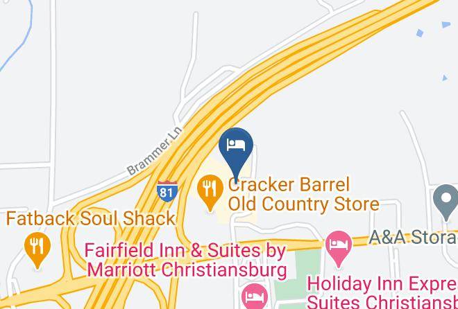 Montgomery - Quality Inn Christiansburg Blacksburg Maps