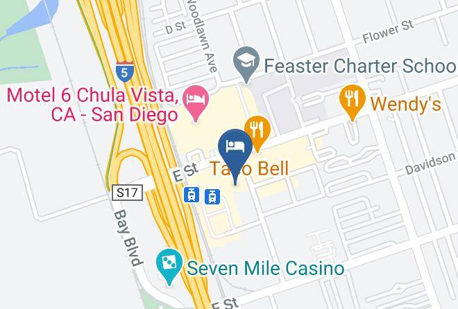 San Diego - Quality Inn Chula Vista San Diego South Maps