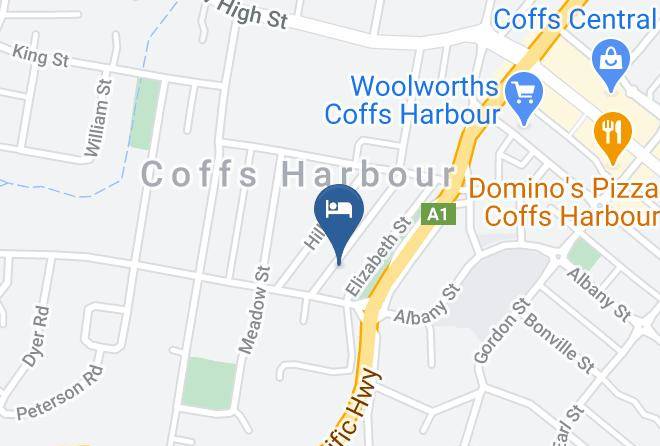 Coffs Harbour - Quality Hotel City Centre Maps
