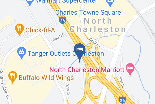 Charleston - Quality Inn Coliseum Maps