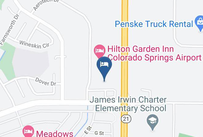 El Paso - Quality Inn Colorado Springs Airport Maps