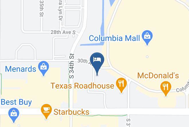 Grand Forks - Quality Inn Columbia Mall Maps