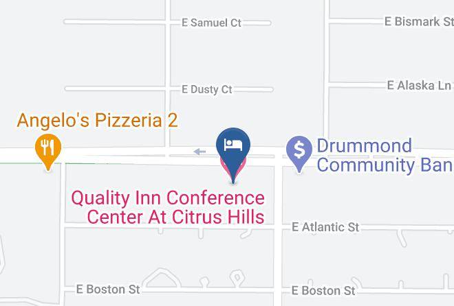 Citrus - Quality Inn Conference Center At Citrus Hills Maps