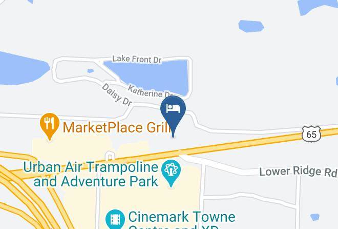 Faulkner - Quality Inn Conway Greenbrier Maps