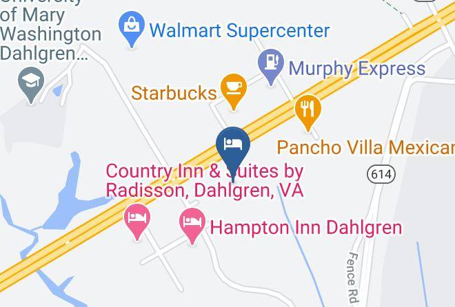 King George - Quality Inn Dahlgren Naval Base Maps