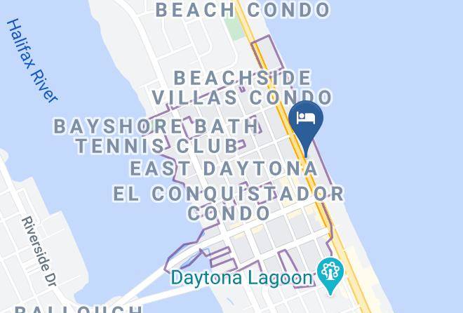 Volusia - Quality Inn Daytona Beach Oceanfront Maps