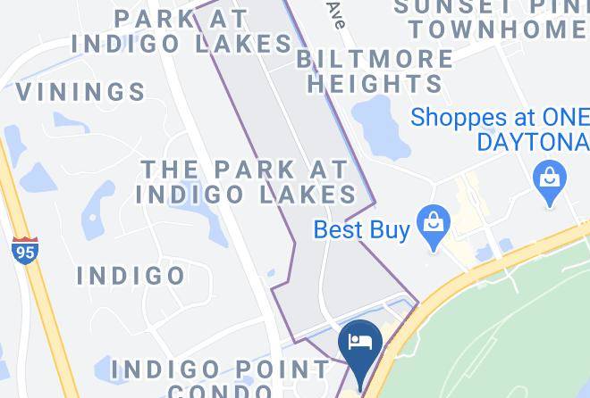 Quality Inn Daytona Speedway I 95 Map