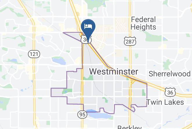 Adams - Quality Inn Denver Westminster Maps