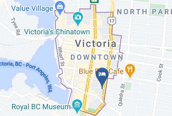 Capital - Quality Inn Downtown Inner Harbour Maps
