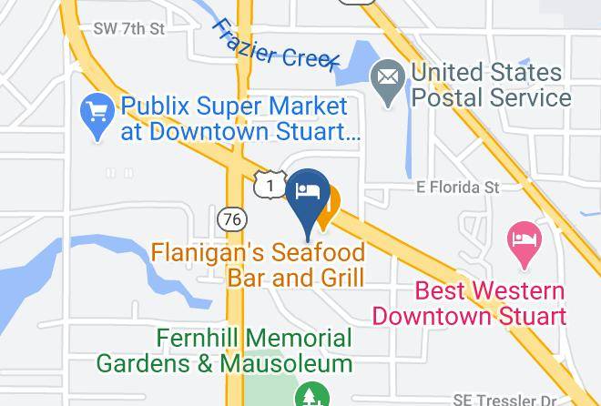 Martin - Quality Inn Downtown Stuart Maps