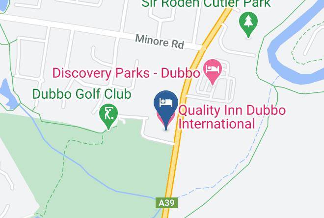 Western Plains Regional - Quality Inn Dubbo International Maps