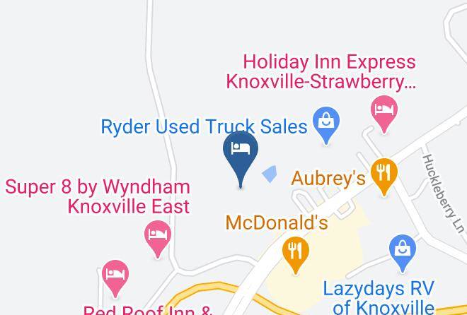 Knox - Quality Inn East Knoxville Maps