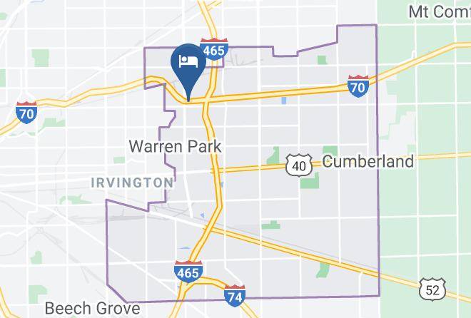 Marion - Quality Inn East Indianapolis Maps