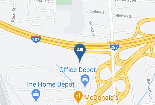 Quality Inn Edison New Brunswick Map