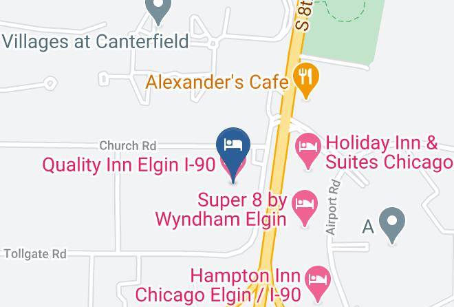 Kane - Quality Inn Elgin I 90 Maps