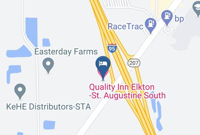 St Johns - Quality Inn Elkton St Augustine South Maps