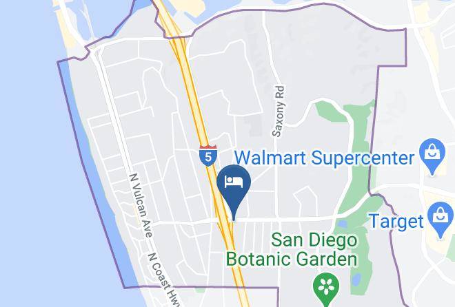 San Diego - Quality Inn Encinitas Near Legoland Maps