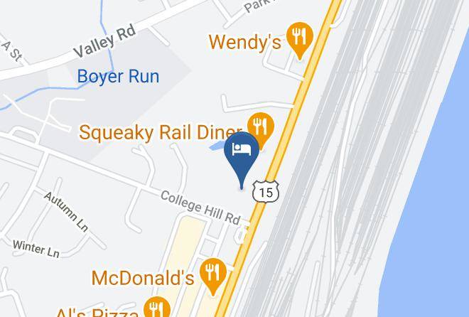 Cumberland - Quality Inn Enola Harrisburg Maps