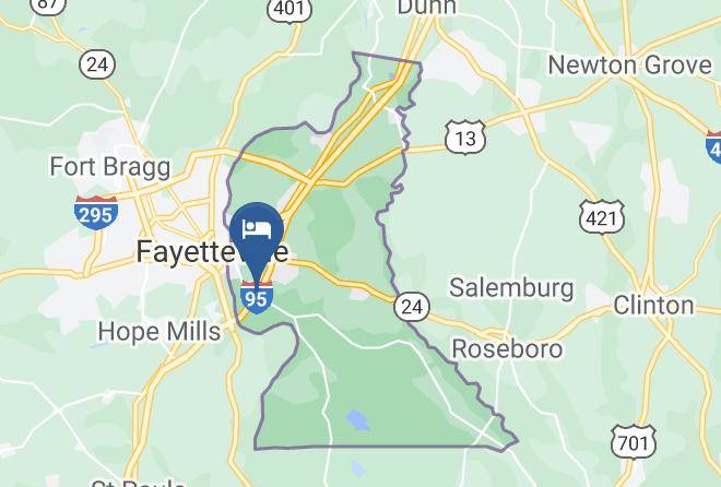 Cumberland - Quality Inn Fayetteville I 95 Maps