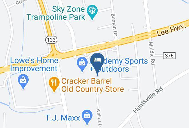 Lauderdale - Quality Inn Florence Muscle Shoals Maps
