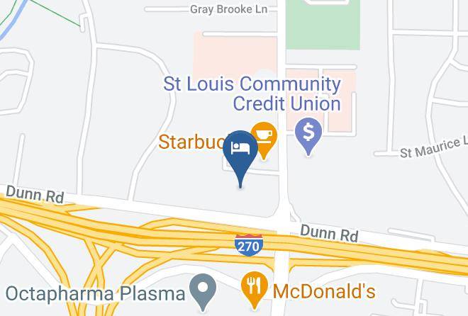 St Louis - Quality Inn Florissant St Louis Maps